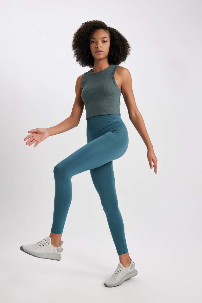 DeFactoFit Beli Saran Seamless Sporcu Tayt