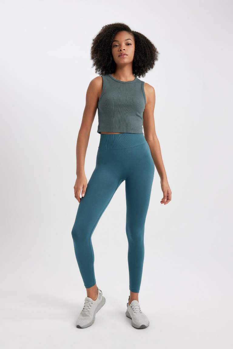 DeFactoFit Beli Saran Seamless Sporcu Tayt