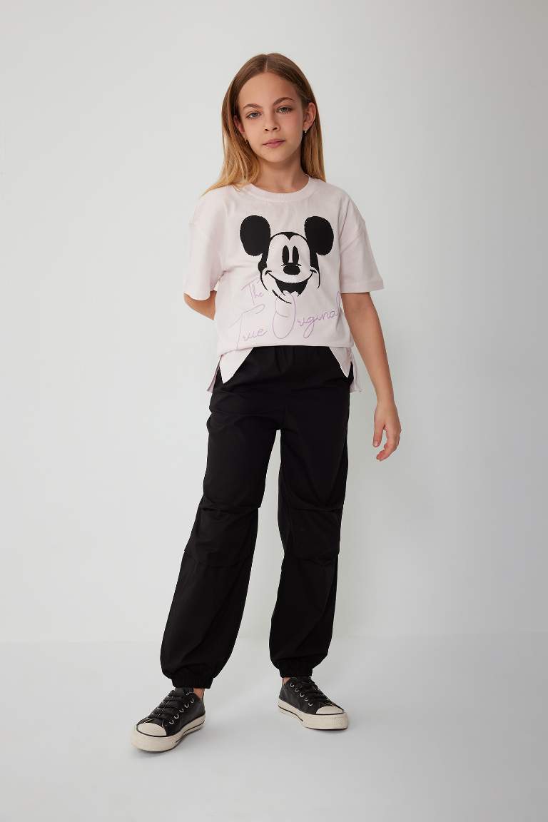 Girl Parachute Cotton Trousers