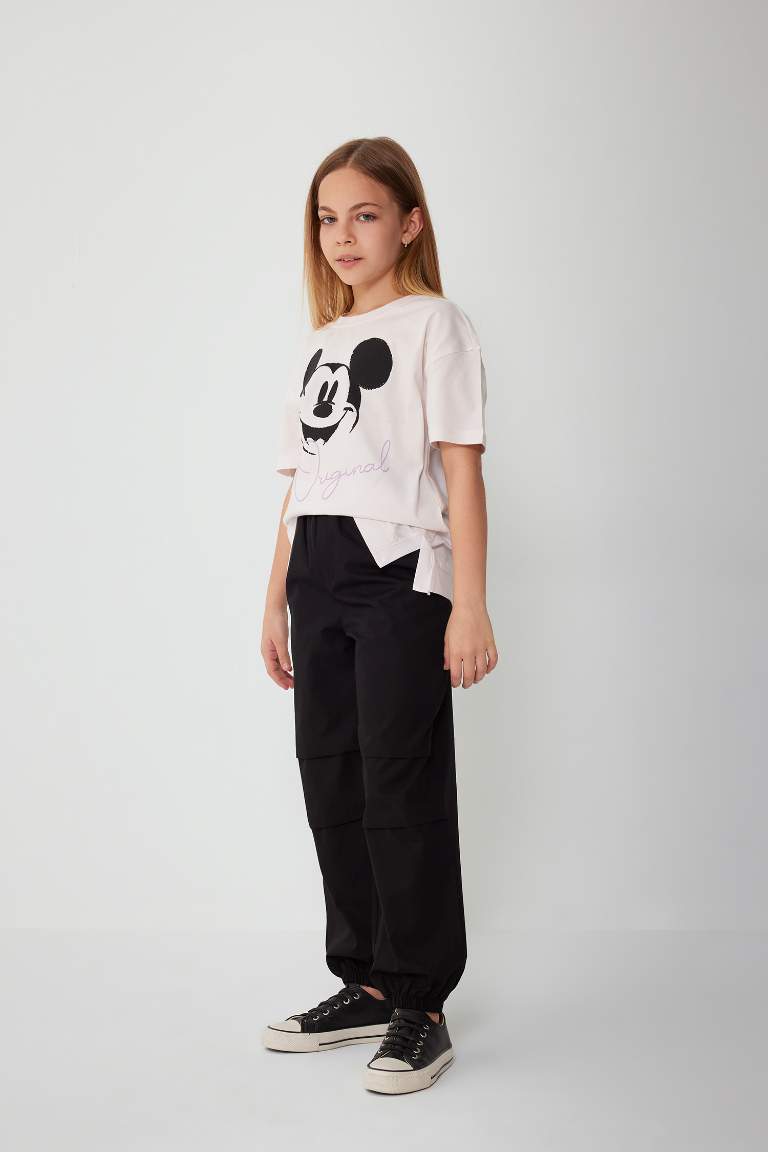 Girl Parachute Cotton Trousers