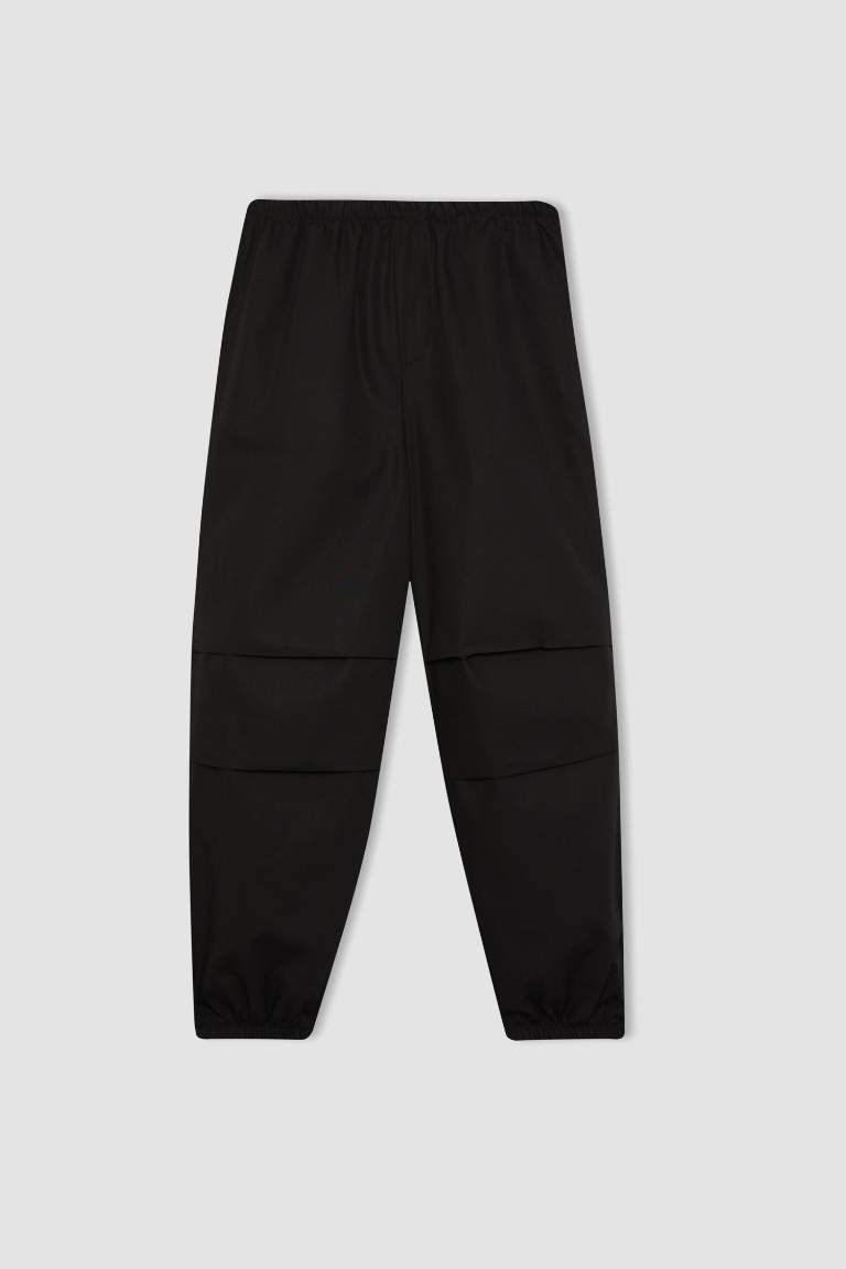 Girl Parachute Cotton Trousers