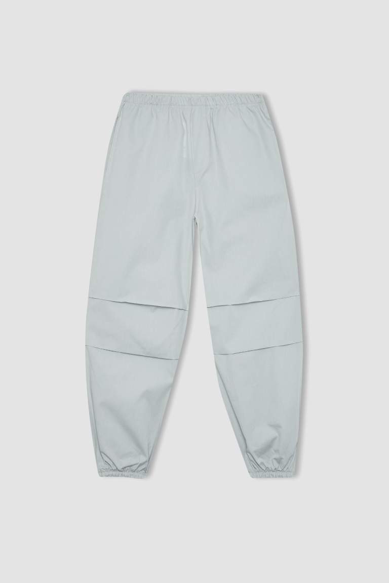 Girl Parachute Cotton Trousers