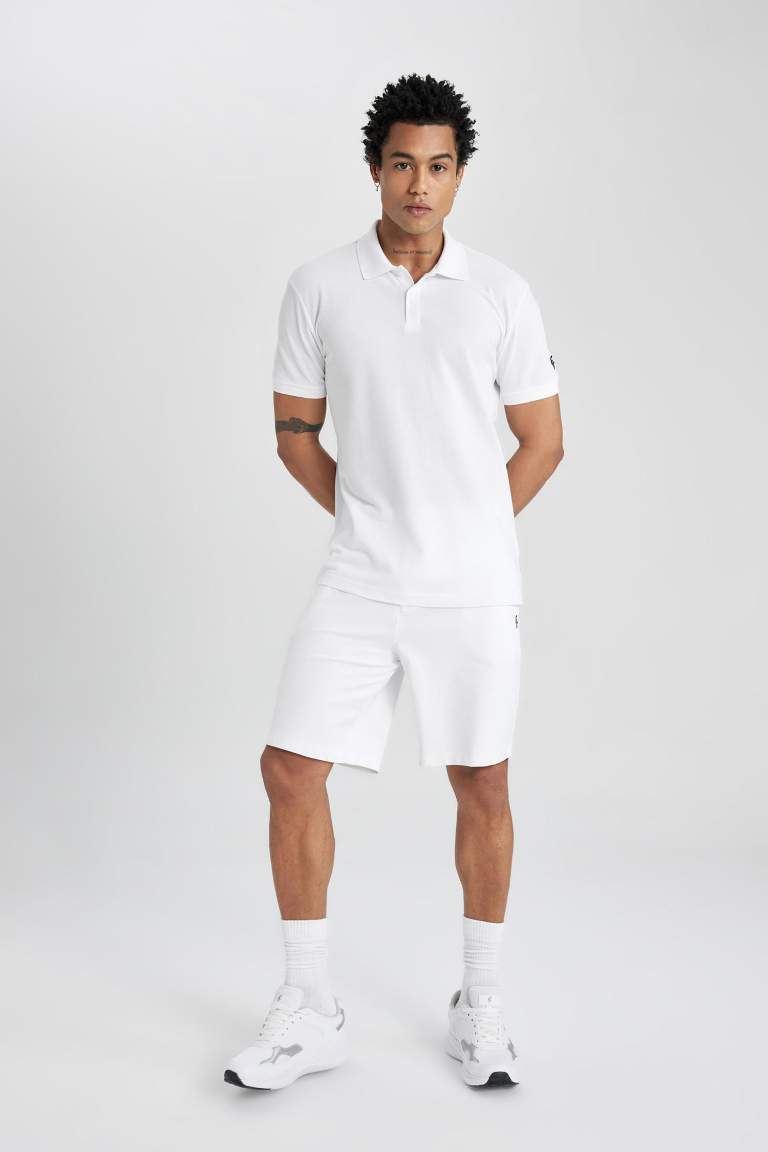 DeFactoFit Standart Fit Sporcu Kısa Paça Şort