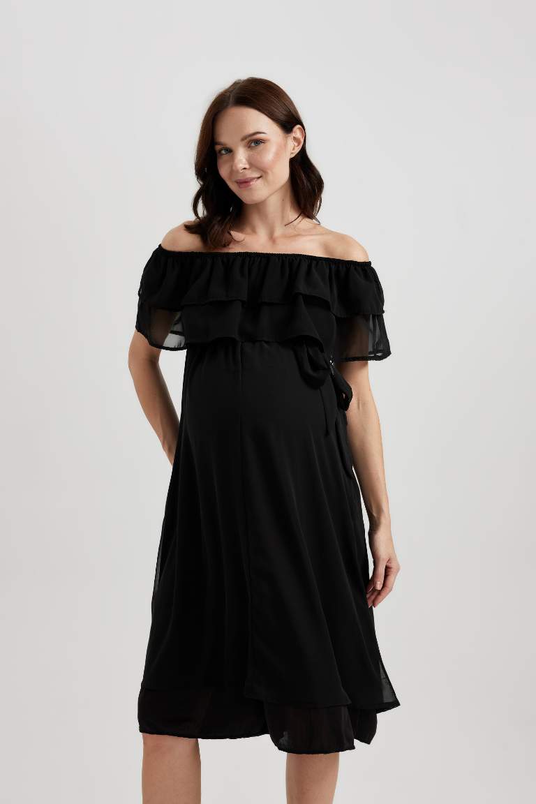 Midi Maternity Dress