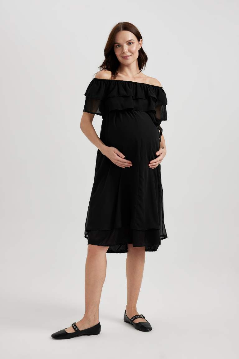 Midi Maternity Dress