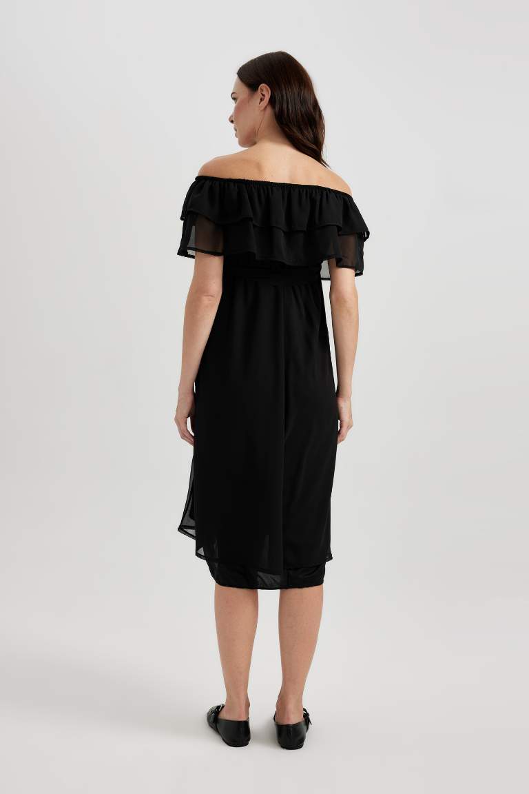 Midi Maternity Dress