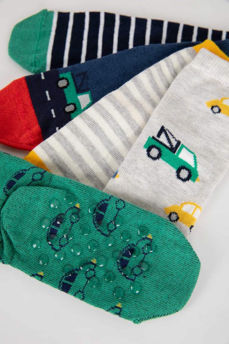 Baby Boy Printed 5 Piece Long sock