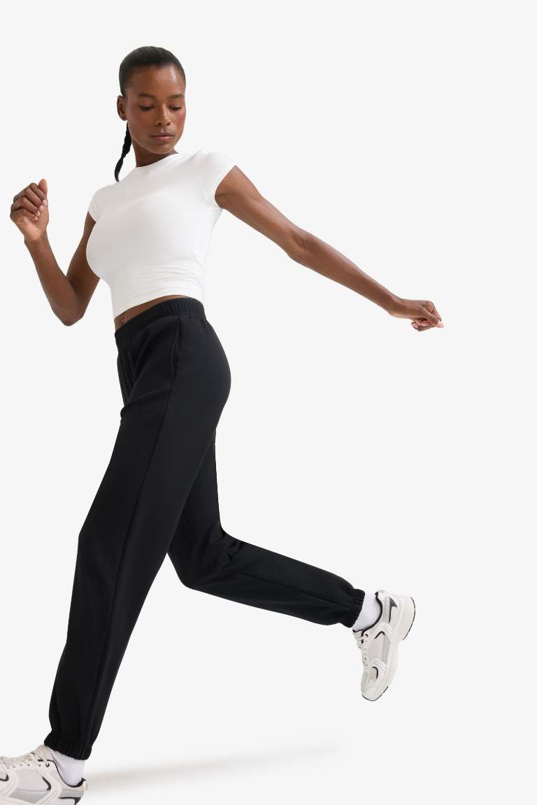 Спортивные брюки Jogger DeFactoFit стандартного кроя из модала с двумя карманами