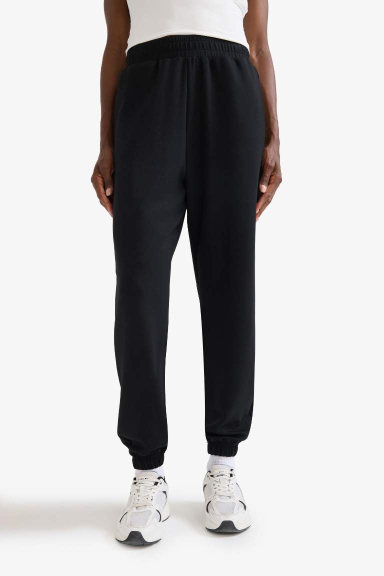 Спортивные брюки Jogger DeFactoFit стандартного кроя из модала с двумя карманами
