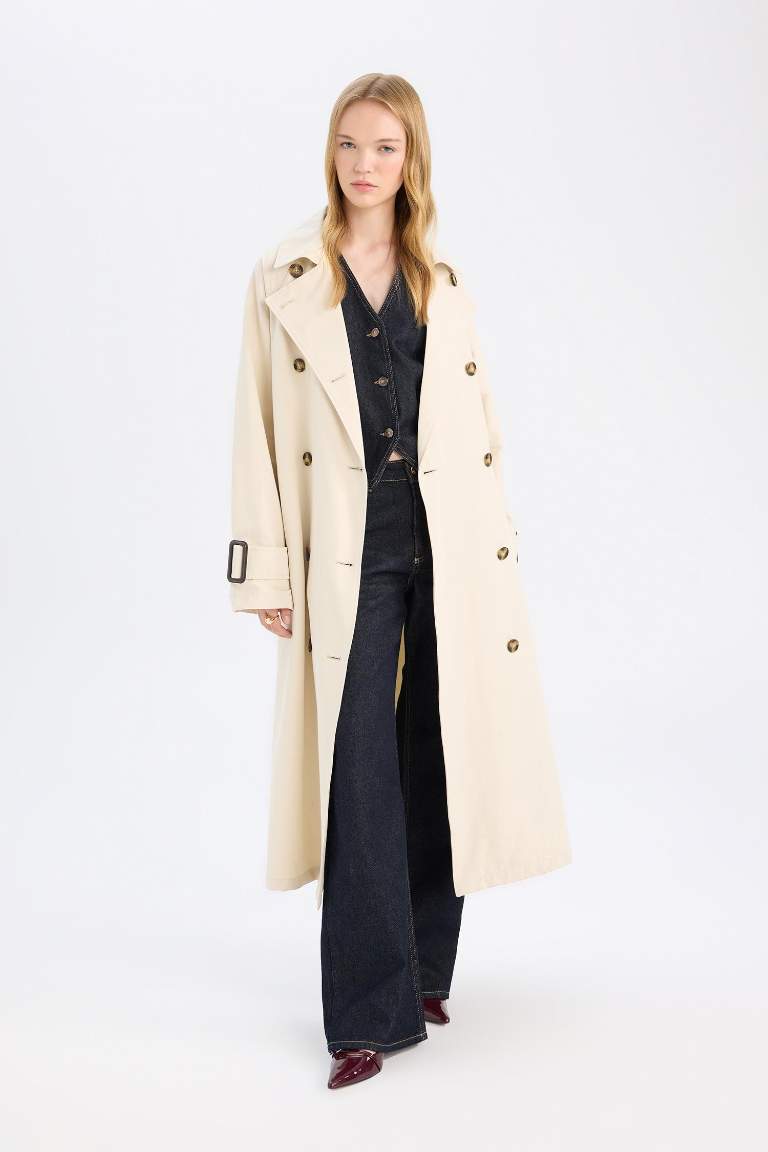 Waterproof Regular Fit Trench Coat