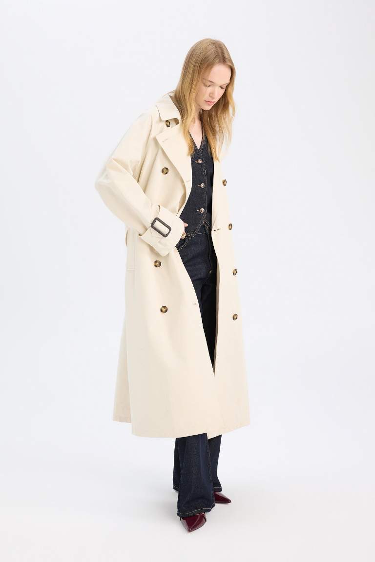 Waterproof Regular Fit Trench Coat