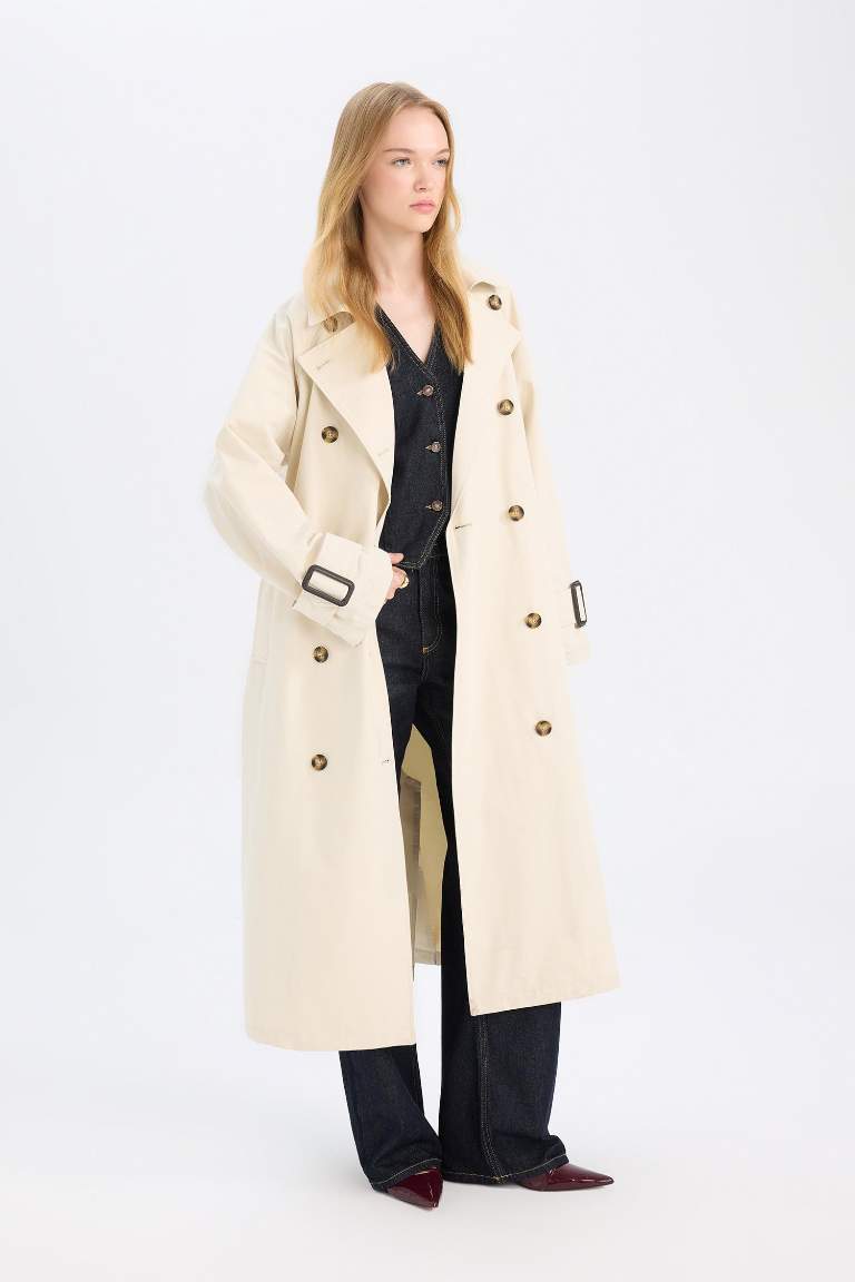 Waterproof Regular Fit Trench Coat