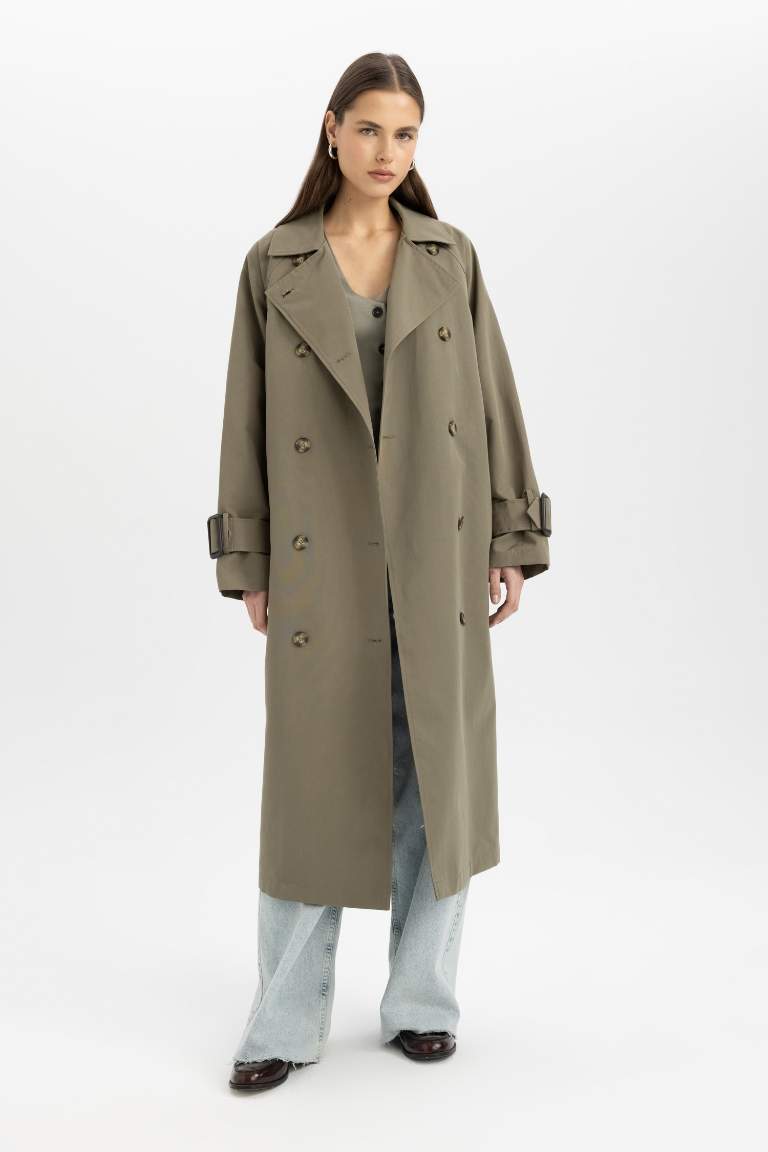 Waterproof Regular Fit Trench Coat