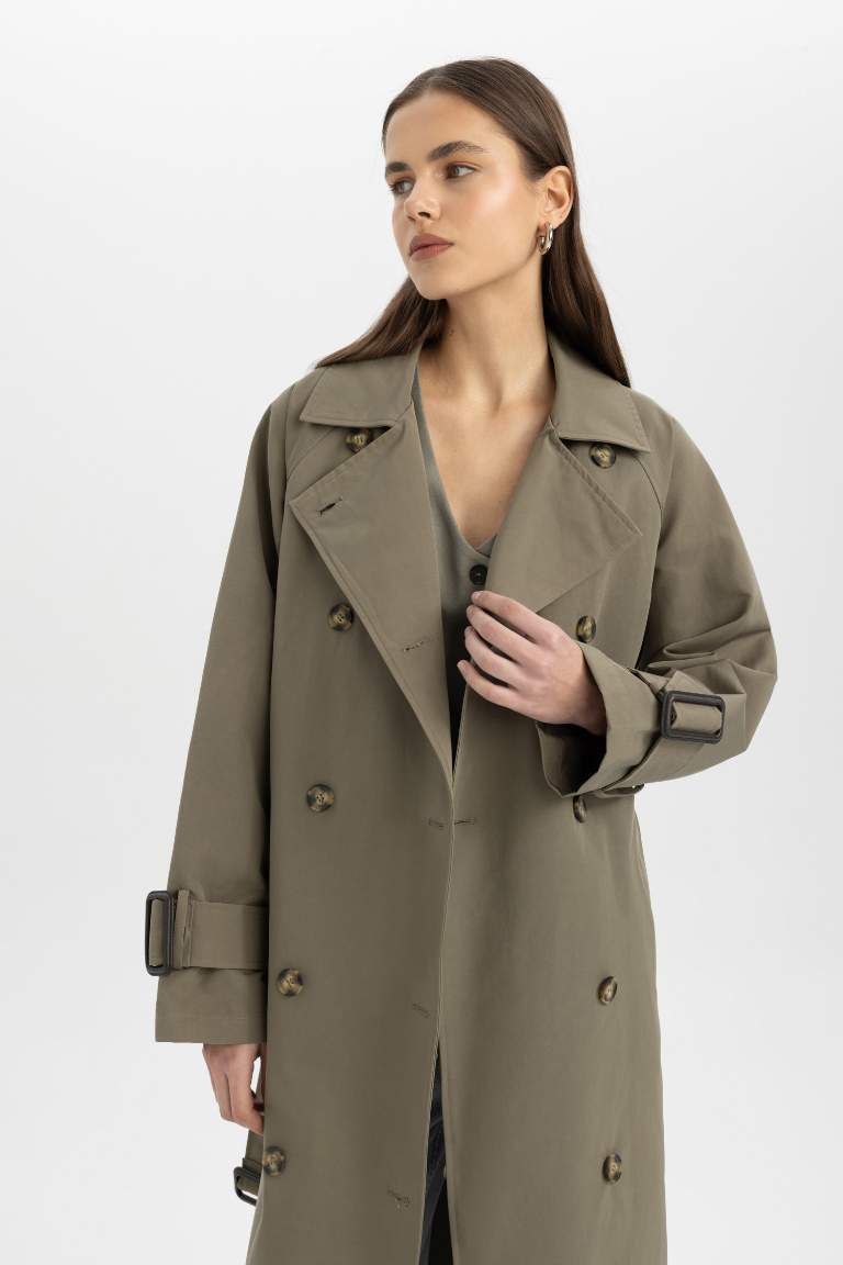 Waterproof Regular Fit Trench Coat