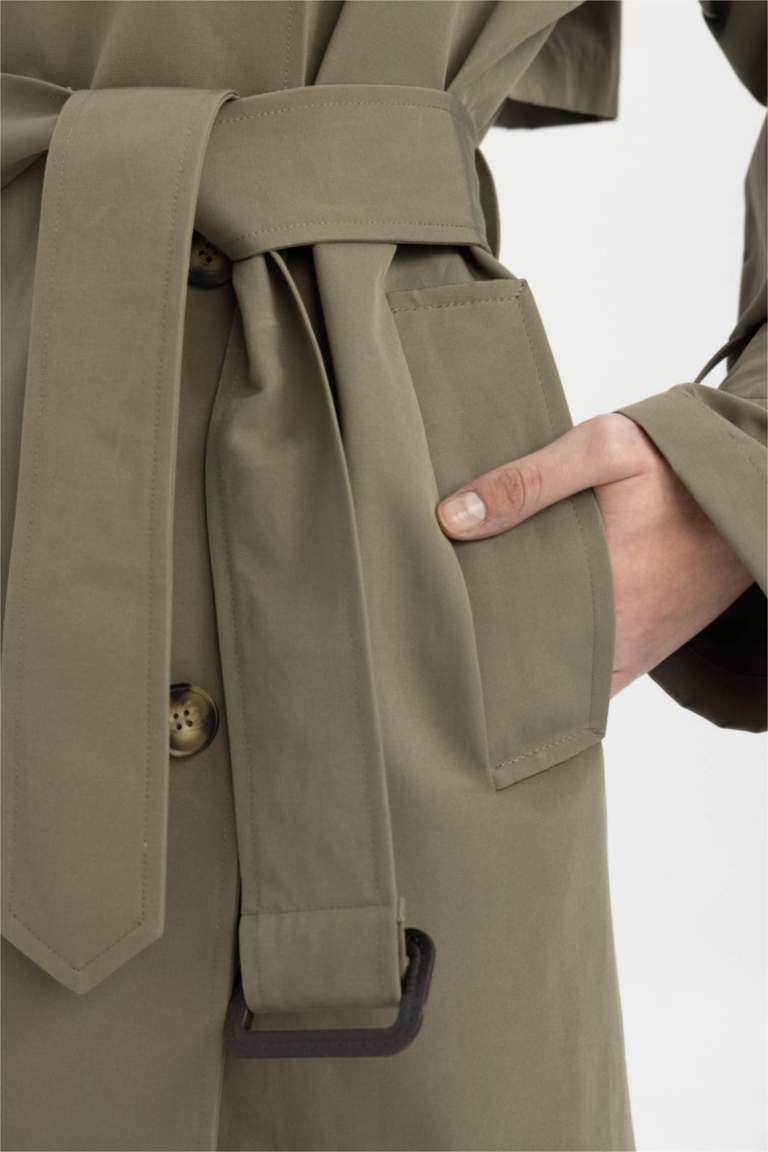 Waterproof Regular Fit Trench Coat