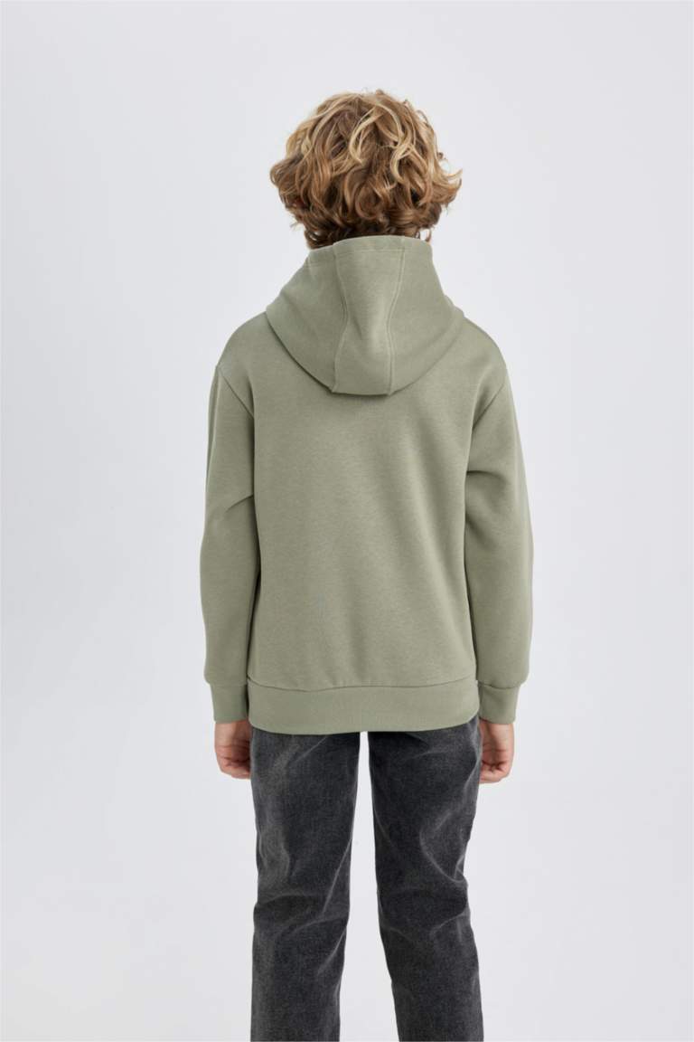 DeFacto Felpa Con Cappuccio Per Bambine E Ragazze – Sweatshirt Morbido E Alla Moda, Casual - 2