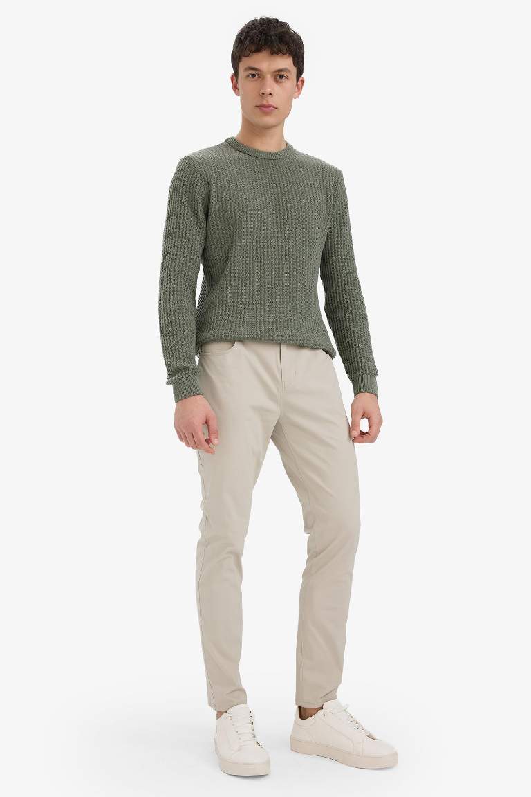 Slim Fit Dar Kesim Dar Paça Pantolon