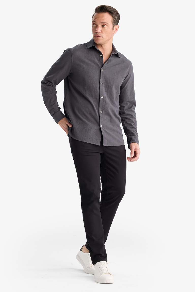 Slim Fit Dar Kesim Dar Paça Pantolon
