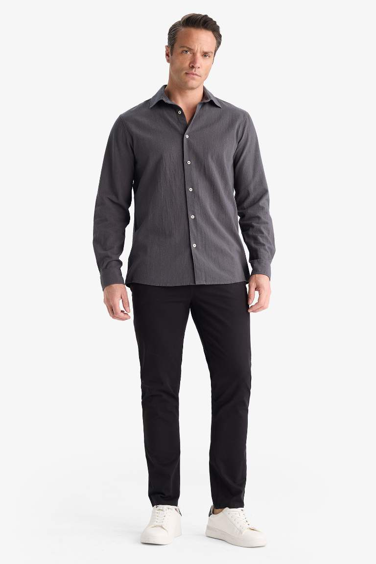 Slim Fit Dar Kesim Dar Paça Pantolon