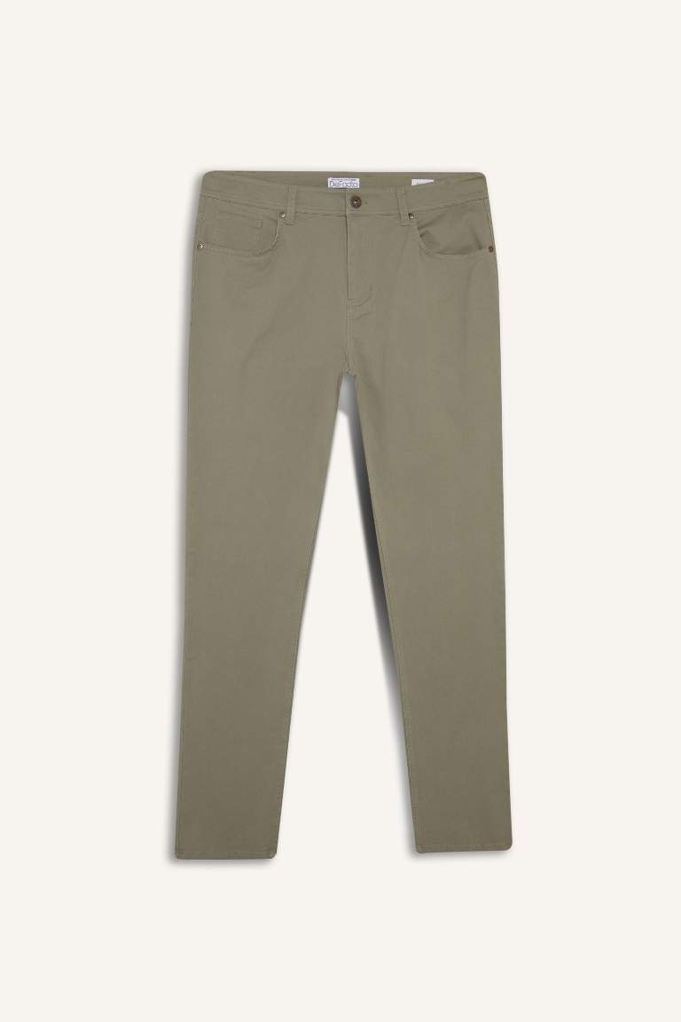 Slim Fit Super Skinny Hem Trousers