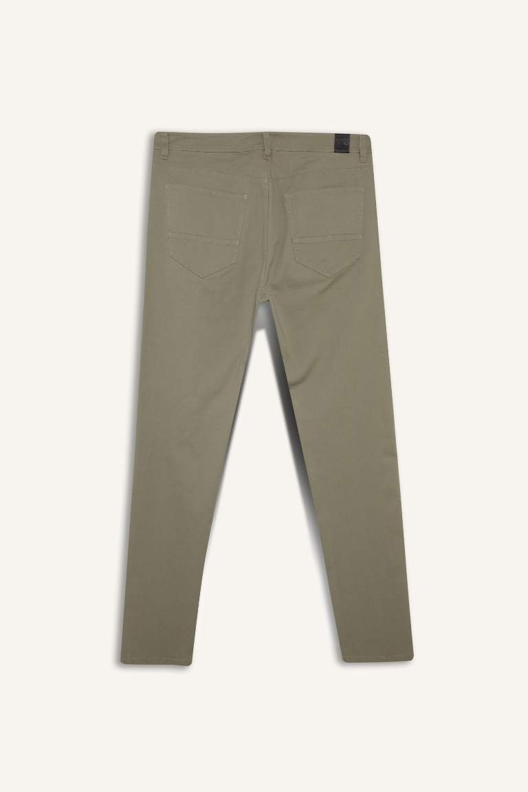 Slim Fit Super Skinny Hem Trousers