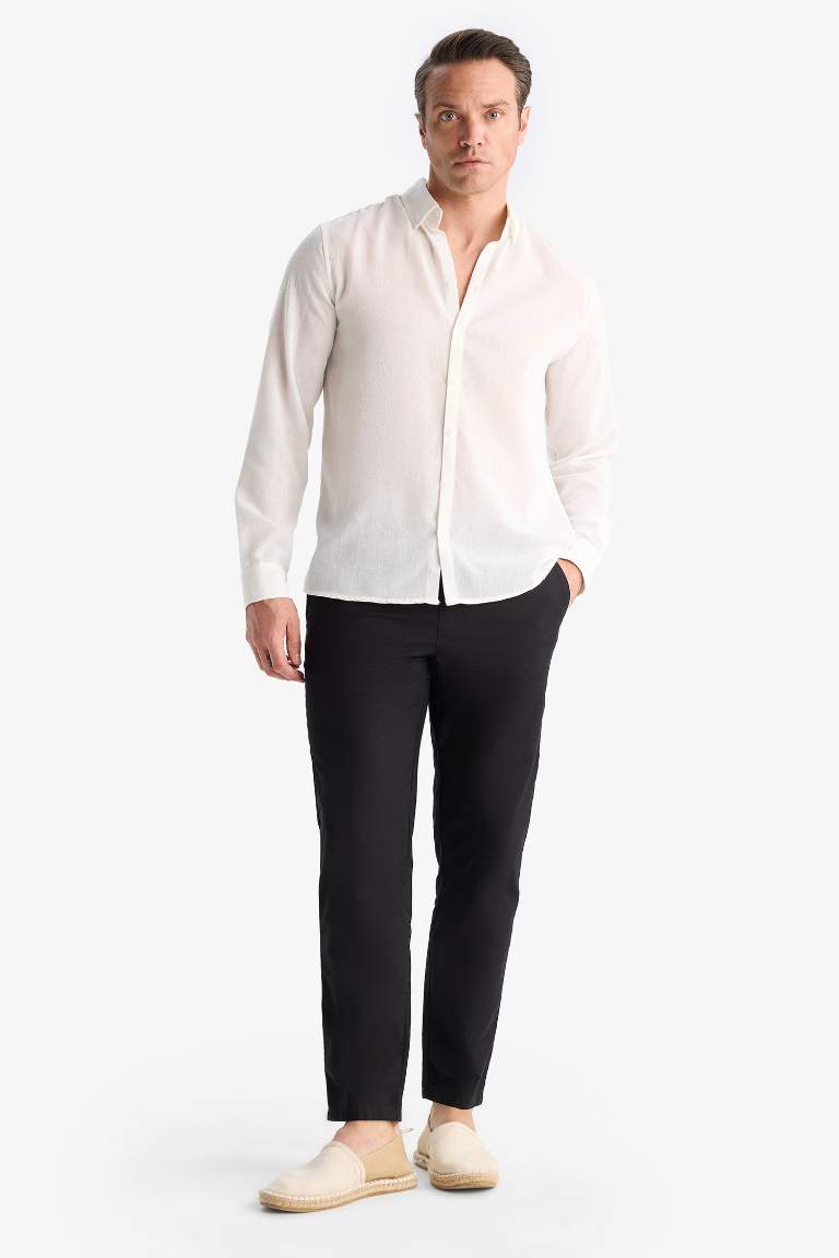Slim Fit Dar Kesim Dar Paça Pantolon