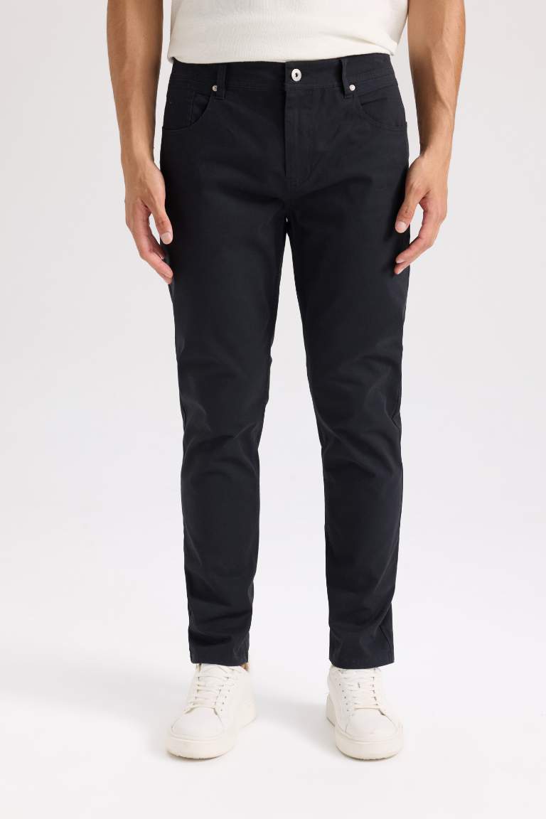 Super Skinny Hem Gabardine Chino Pants