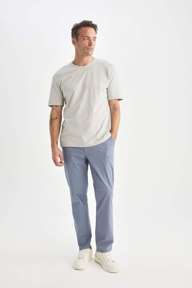 Super Skinny Hem Gabardine Chino Pants