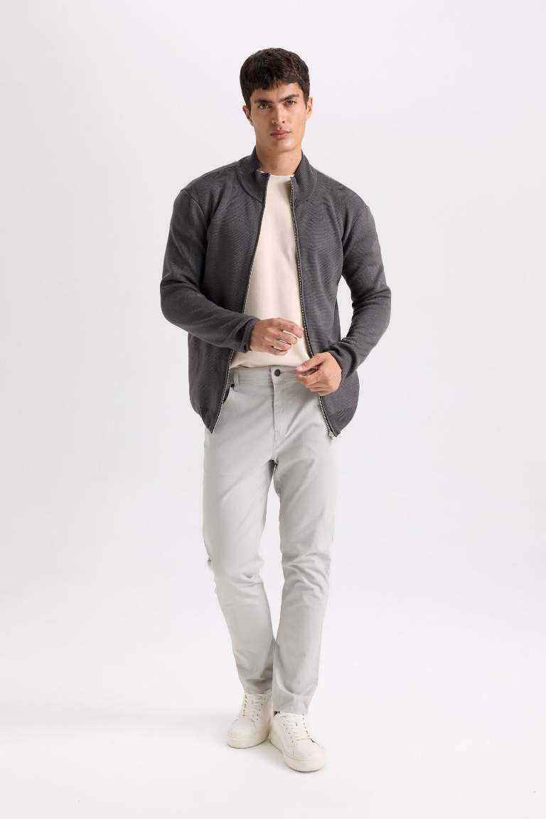 Super Skinny Hem Gabardine Chino Pants