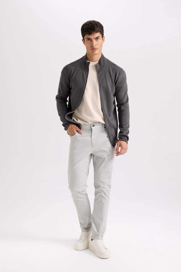 Super Skinny Hem Gabardine Chino Pants