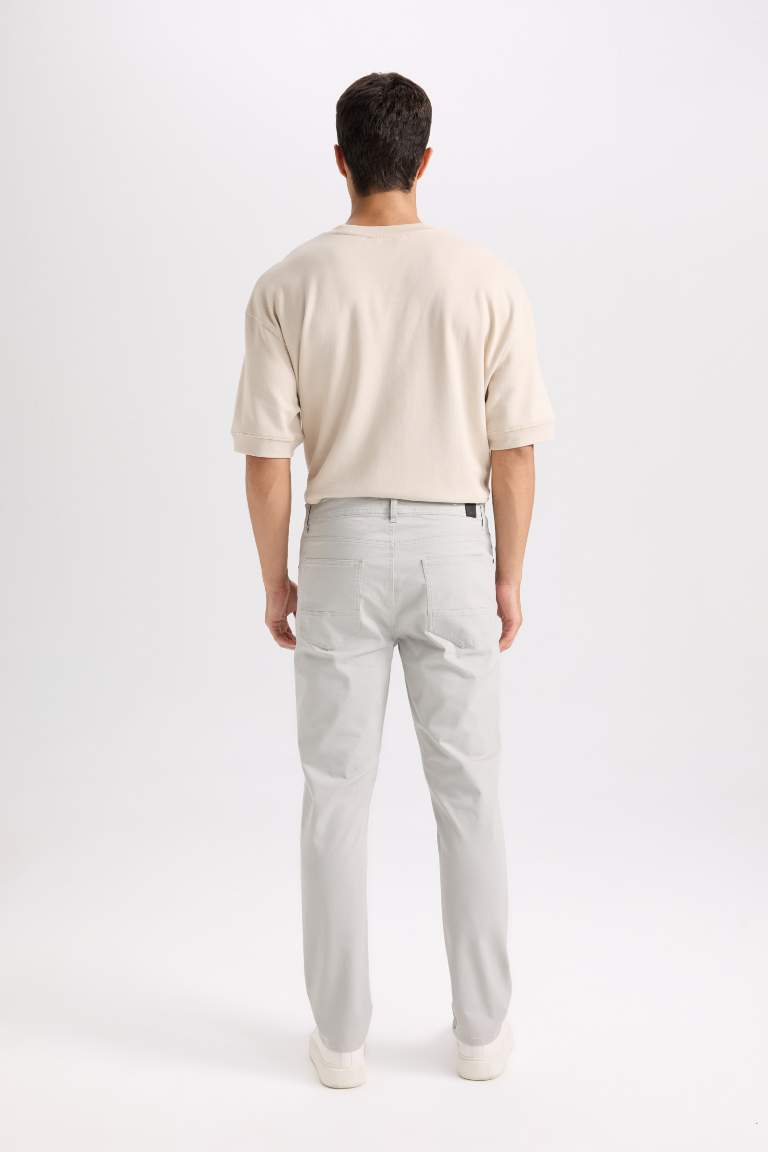 Super Skinny Hem Gabardine Chino Pants