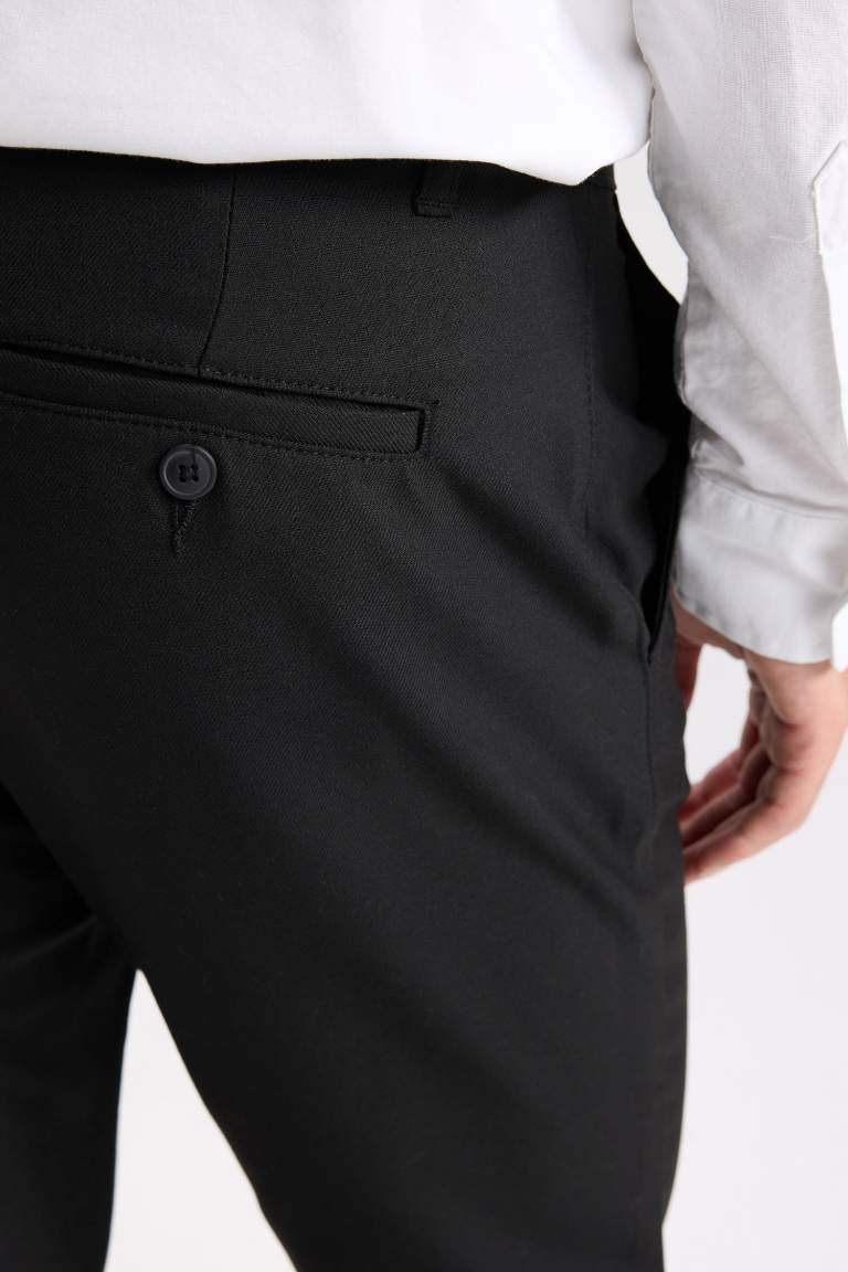 Slim Fit Skinny Leg Trousers