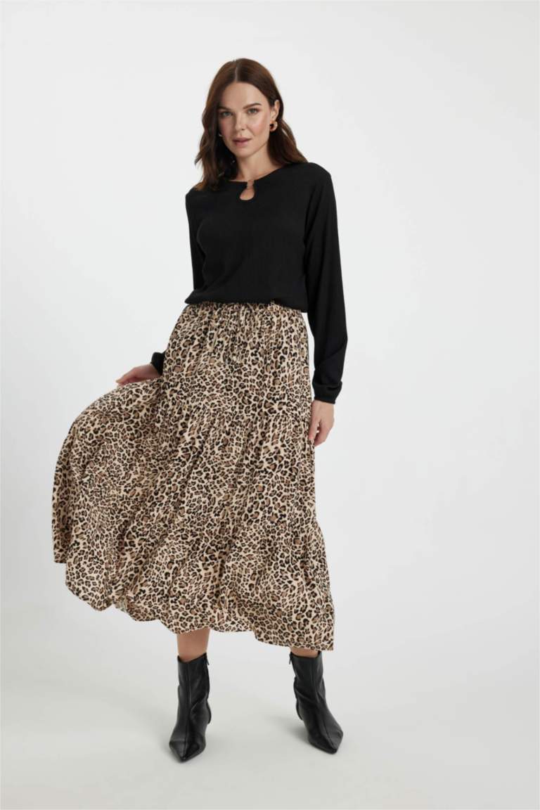 Beige WOMAN Skirt 2904875 DeFacto
