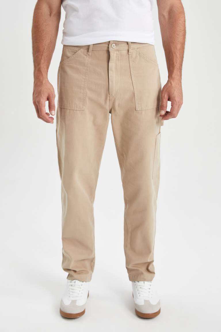 Straight Fit Trousers