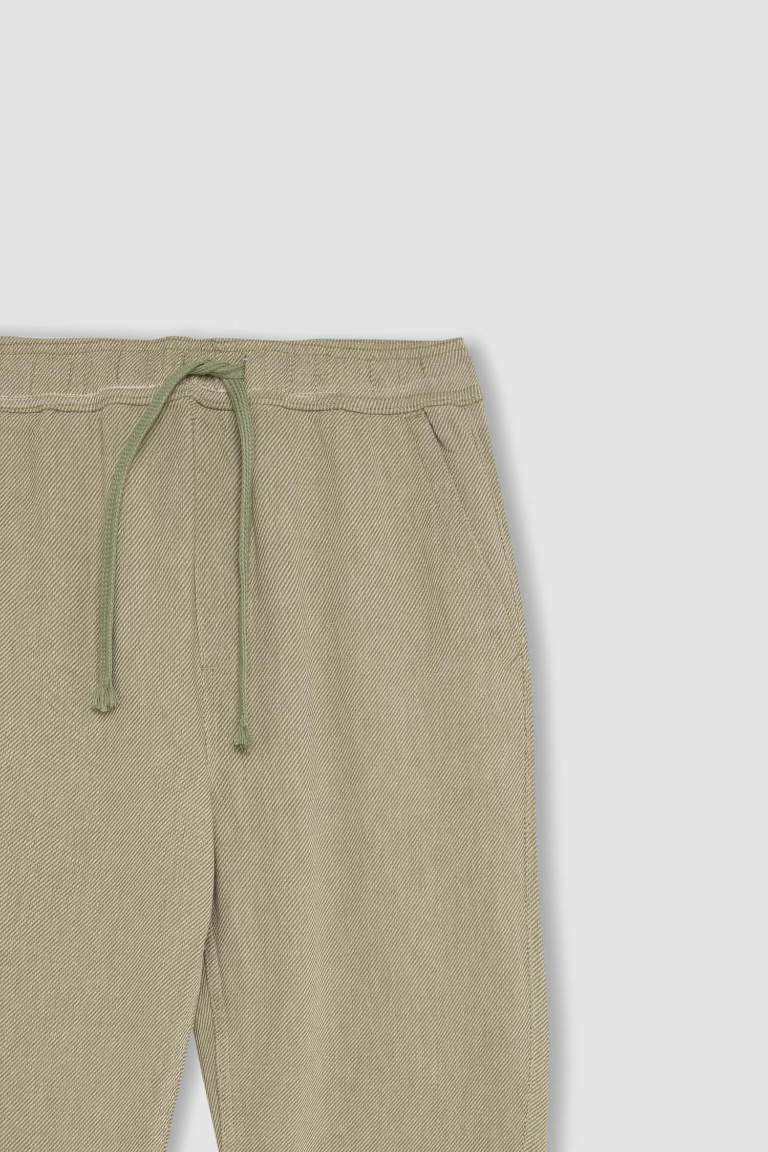 Regular Fit Cotton Trousers