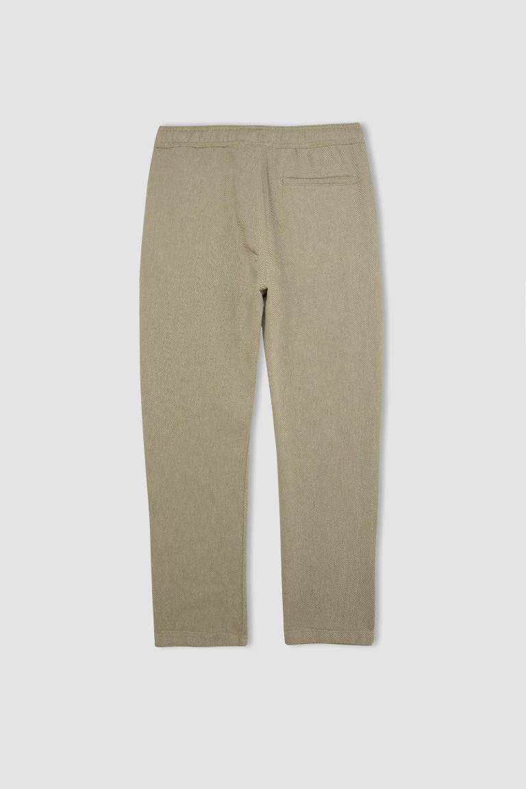 Regular Fit Cotton Trousers