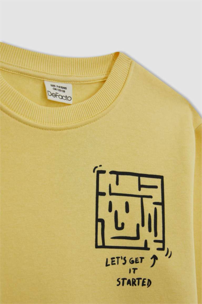 Regular Fit Crew Neck Sweatshirt