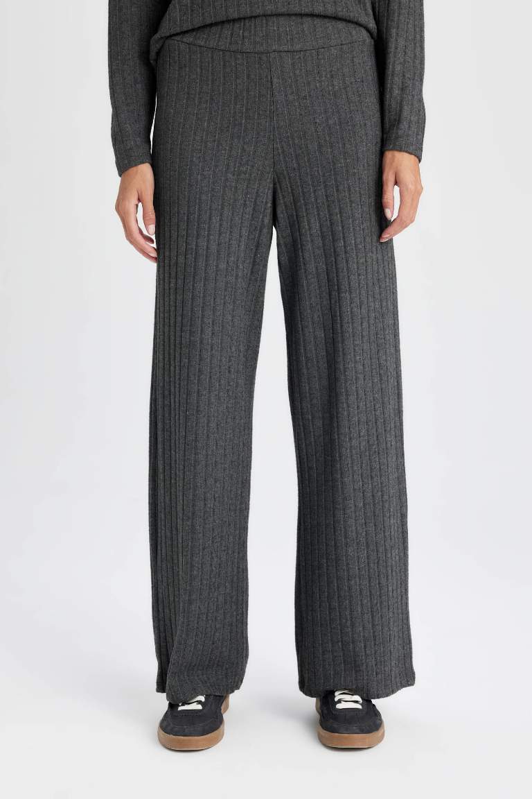 Normal Waist Corduroy Sweatpants