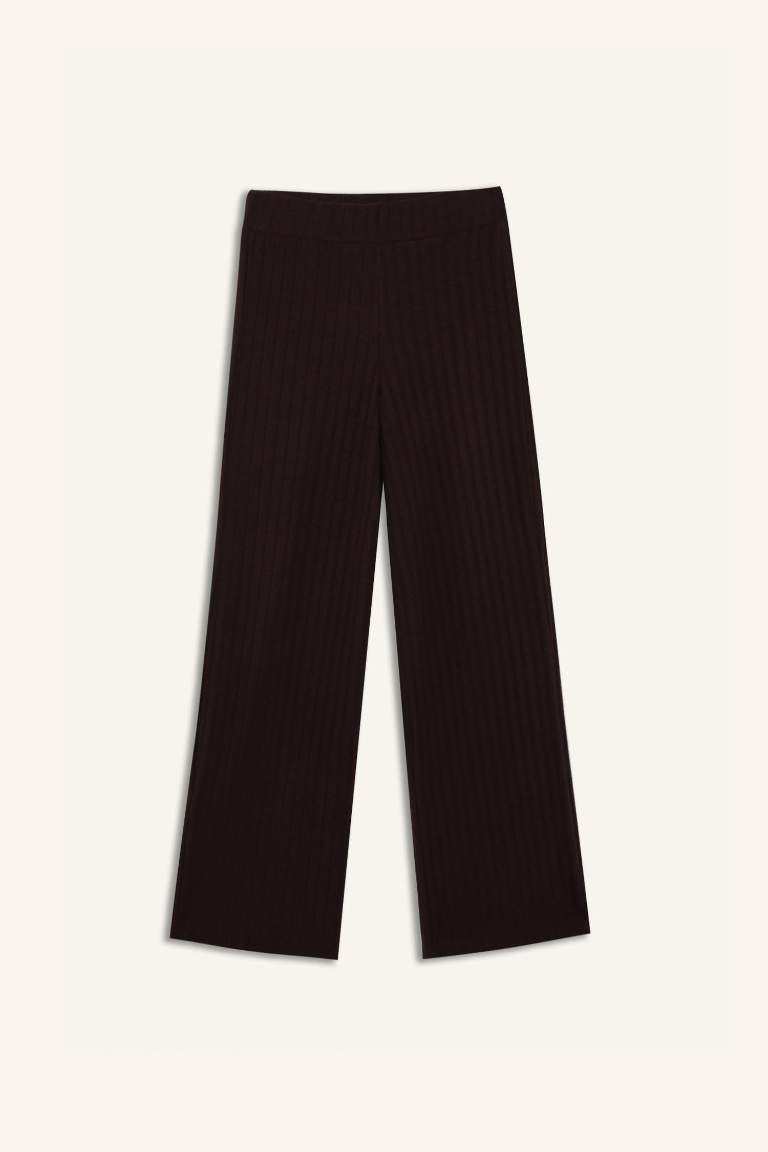 Normal Waist Corduroy Camisole Fabric Basic Wide Leg Sweatpants