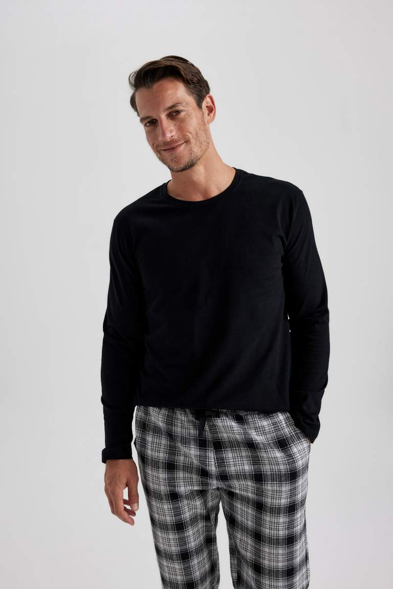 Regular Fit Uzun Kollu Pijama Takımı