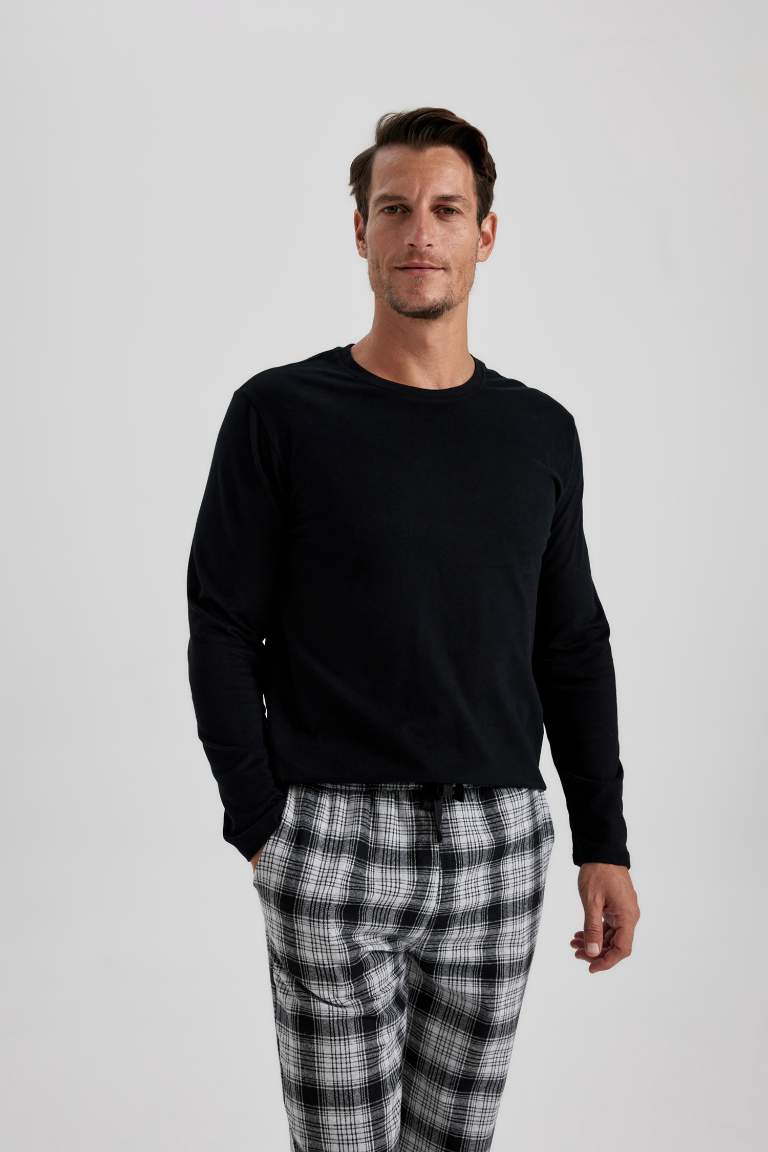 Regular Fit Uzun Kollu Pijama Takımı