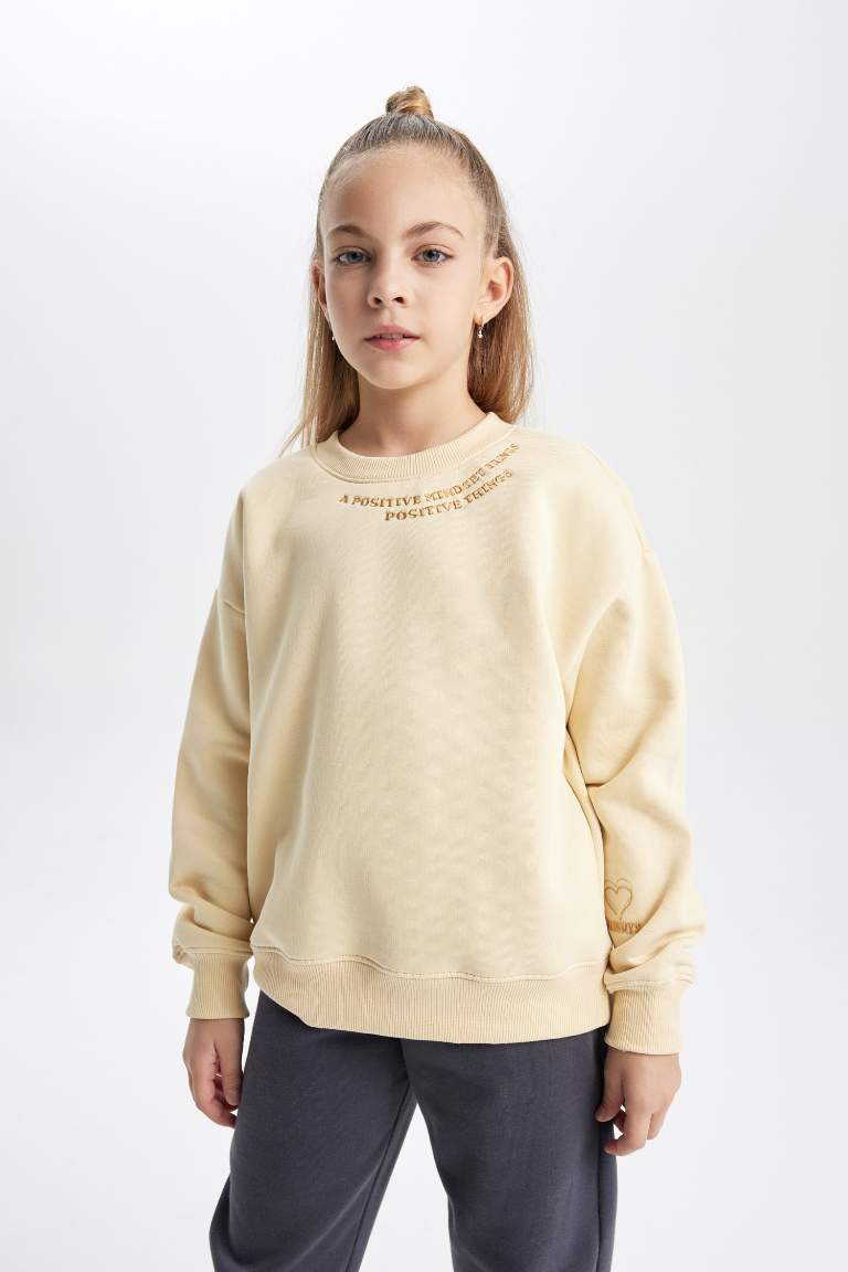 Regular Fit Crew Neck Sweatshirt