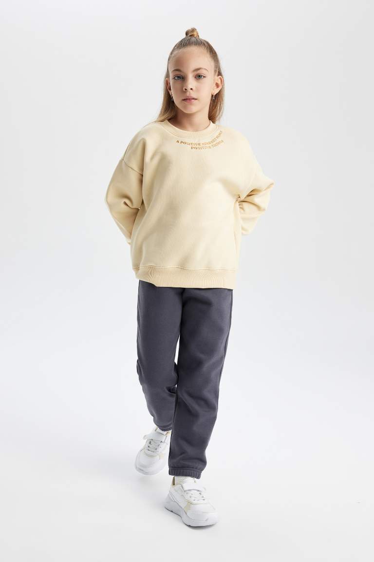 Sweatshirt Épais Col Rond Pour Fille