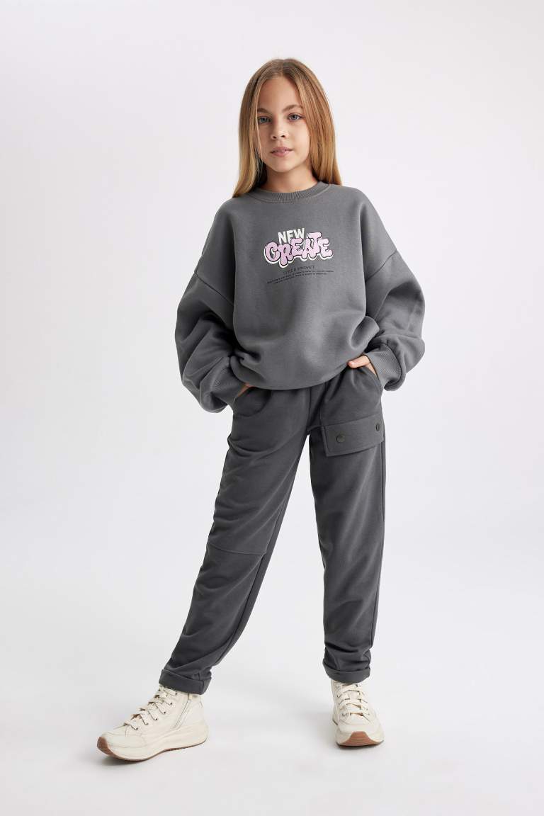 Girl Carrot Fit Sweatpants