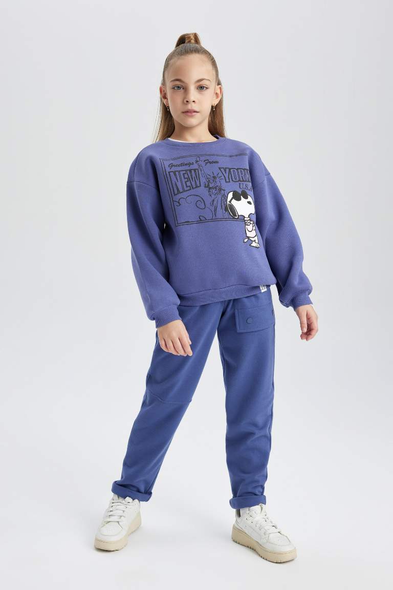 Pantalon Jogging Coupe Carotte Pour Fille