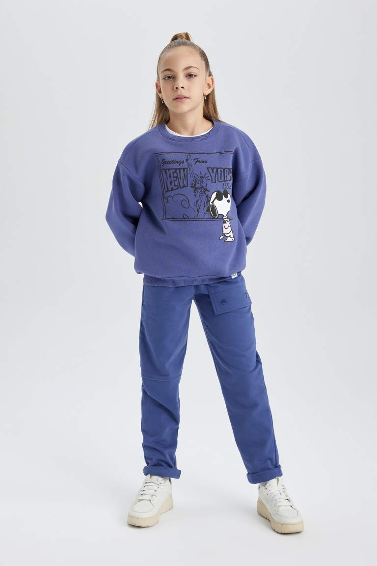 Pantalon Jogging Coupe Carotte Pour Fille