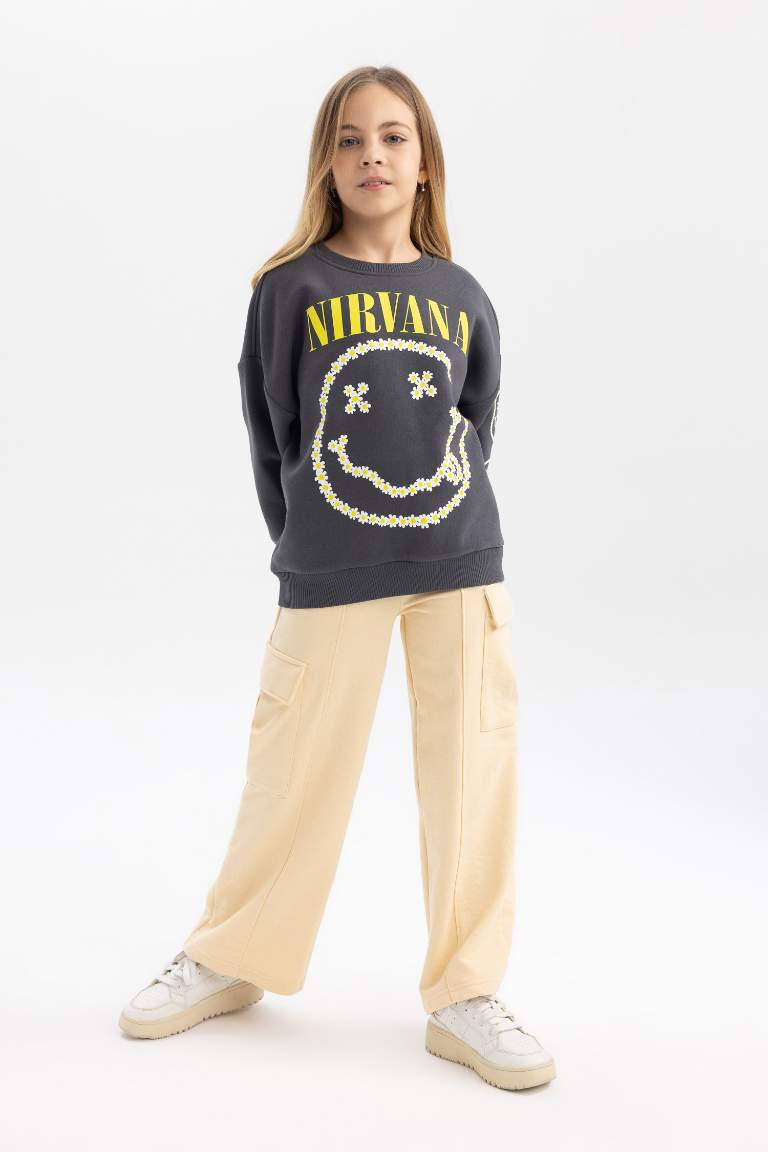 Girl Cargo Fit Sweatpants