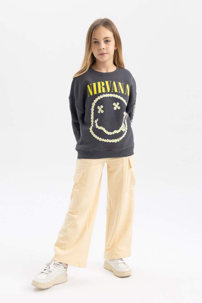 Girl Cargo Fit Sweatpants