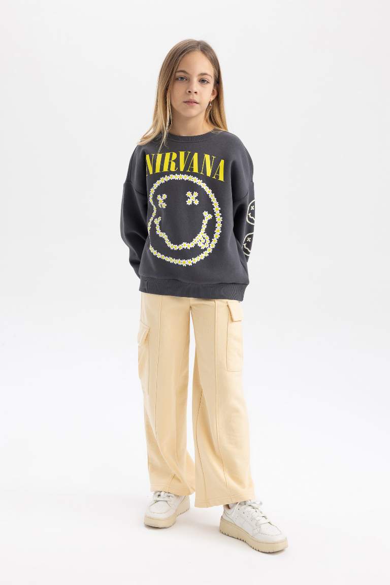 Girl Cargo Fit Sweatpants