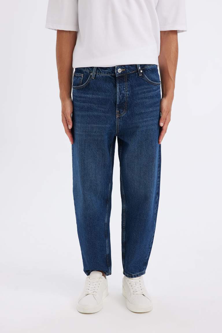 Wiser Wash Balloon Fit Bol Kalıp Yüksek Bel Normal Paça Jean Pantolon